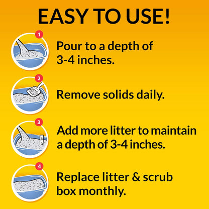Purina  Clumping Cat Litter, Tidy Max 4 in 1 Strength Multi Cat Litter - 38 Lb. Box